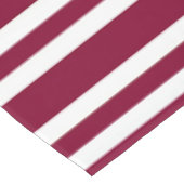 Nappe Motif sans couture à rayures blanches et bordeaux (Angle)