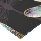 Nappe Motif sans couture avec libellules d'or (Angle)