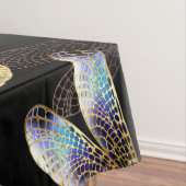 Nappe Motif sans couture avec libellules d'or (In Situ)