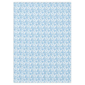 Nappe Motif sans couture blanc et bleu (Devant)