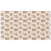 Nappe Motif sans couture de biscuits au gingembre cosy (Devant (Horizontal))