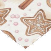 Nappe Motif sans couture de biscuits au gingembre cosy (Angle)