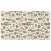 Nappe Motif sans couture de cactus de désert succulent (Devant (Horizontal))