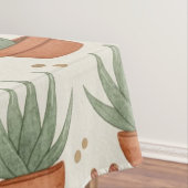 Nappe Motif sans couture de cactus de désert succulent (In Situ)