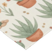 Nappe Motif sans couture de cactus de désert succulent (Angle)
