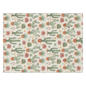 Nappe Motif sans couture de cactus de désert succulent (Devant (Horizontal))