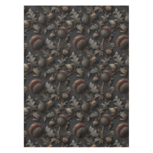 Nappe Motif sans couture de chardon botanique gothique f