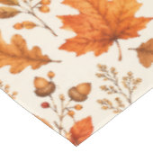 Nappe Motif sans couture de feuilles d'automne chaudes (Angle)