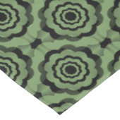 Nappe Motif sans couture de fleurs noir vert (Angle)
