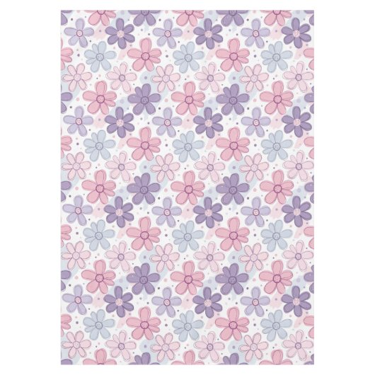 Nappe Motif sans couture de fleurs Y2K (Devant)