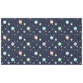 Nappe Motif sans couture de planètes du système solaire (Devant (Horizontal))