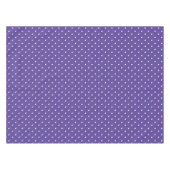 Nappe Motif sans couture de points noirs violets moyens (Devant (Horizontal))
