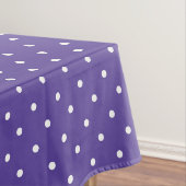 Nappe Motif sans couture de points noirs violets moyens (In Situ)