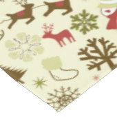 Nappe Motif sans couture de rétro croquis de Noël (Angle)