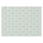 Nappe Motif sans fil Ikat Floral (Devant (Horizontal))