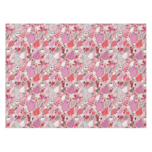 Nappe Motif savoureux avec des oiseaux et des fleurs