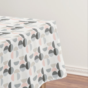 Nappe Motif scandinave de demi-cercle de style
