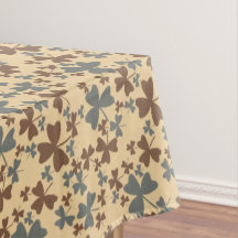 Motif Shamrock gris et Brown