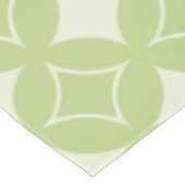 Nappe Motif shippo vert olive (Angle)