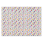 Nappe Motif simple de fleurs sauvages gris (Devant (Horizontal))