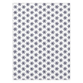 Nappe Motif simple de flocon de neige bleu pour Noël (Devant)
