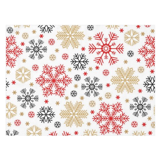 Nappe Motif Snowflake (Devant (Horizontal))