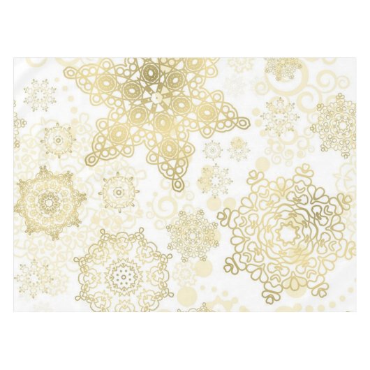 Nappe Motif Snowflake (Devant (Horizontal))