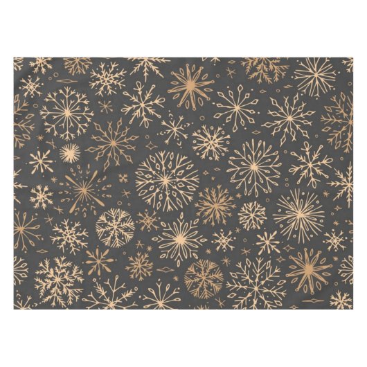 Nappe Motif Snowflake (Devant (Horizontal))