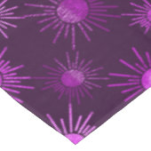 Nappe Motif solaire monochrome boho - violet (Angle)