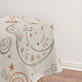 Nappe Motif Soleil et Lune Boho (In Situ)