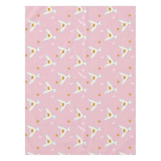 Nappe Motif Solstice Hedwige Rose (Devant)
