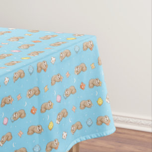Nappe Motif somnolent de paresse de temps