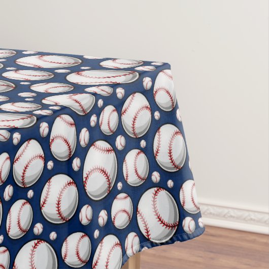 Nappe Motif sportif de baseball (In Situ)