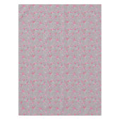 Nappe motif Spoutnik du milieu du siècle, gris et Fuchsi (Devant)