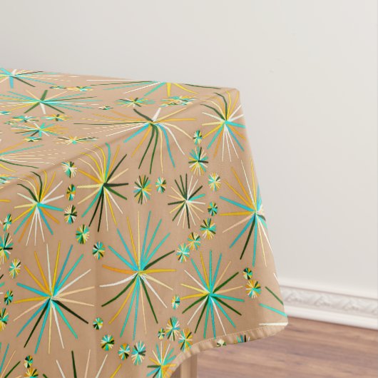 Nappe Motif Spoutnik Du Milieu Du Siècle, Taupe Tan (In Situ)