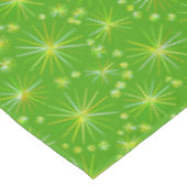 Nappe Motif Spoutnik du milieu du siècle, Vert olive (Angle)