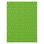 Nappe Motif Spoutnik du milieu du siècle, Vert olive (Devant)