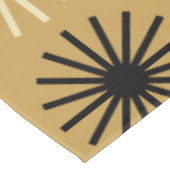 Nappe Motif Starburst moderne du milieu du siècle (Angle)