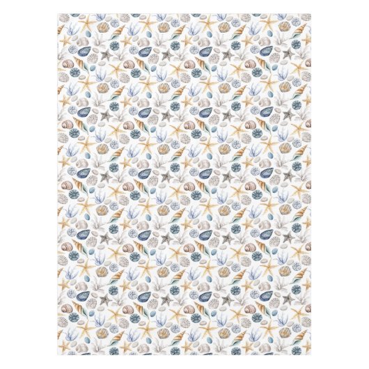 Nappe Motif Starfish Et Seashell (Devant)