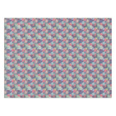 Nappe Motif succulent coloré (Devant (Horizontal))