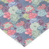 Nappe Motif succulent coloré (Angle)