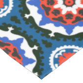 Nappe Motif Suzani aux ornements audacieux (Angle)