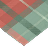Nappe Motif tartan rouge et vert de Noël (Angle)