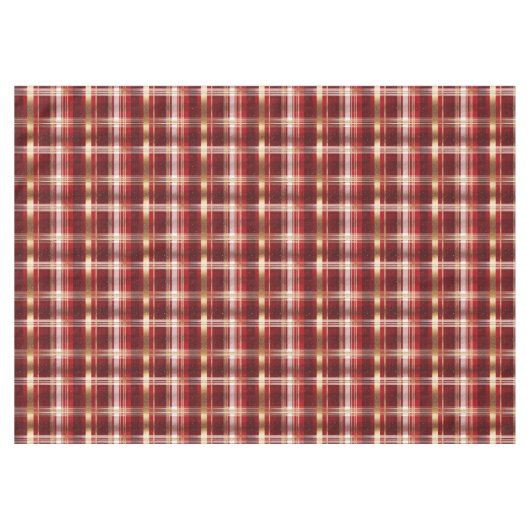 Nappe Motif tatan rouge or Noël #7 ID1009 (Devant (Horizontal))