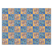 Nappe Motif textile de style patchwork de guêpe (Devant (Horizontal))