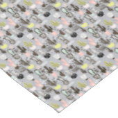 Nappe Motif texturisé tiré par la main de cactus (Angle)