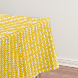 Nappe Motif tiré par la main de blé d'or