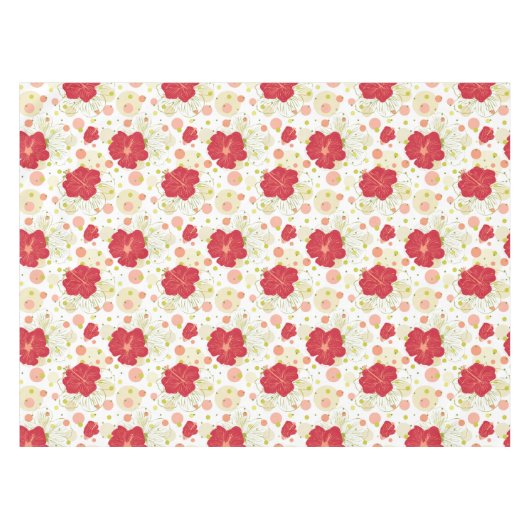 Nappe Motif tiré par la main de ketmie (Devant (Horizontal))