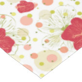 Nappe Motif tiré par la main de ketmie (Angle)