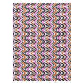 Nappe Motif tiré par la main noir, orange, et rose de (Devant)